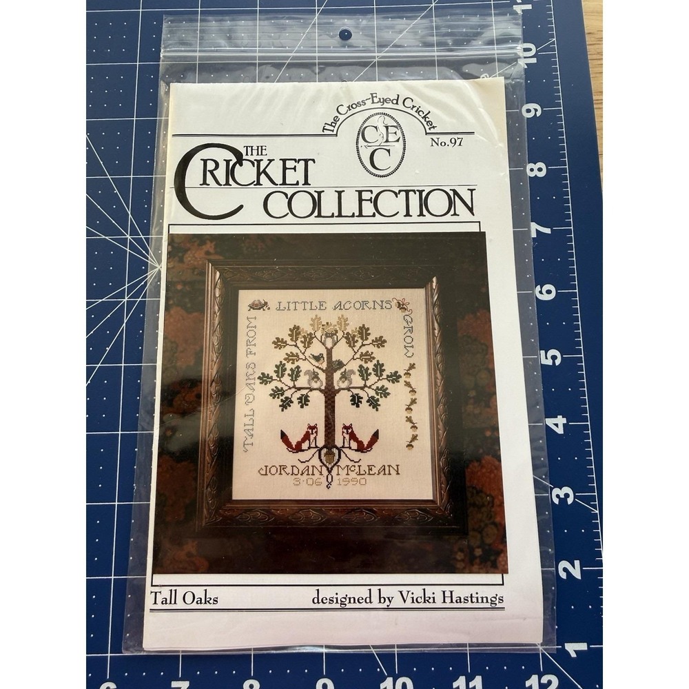 The Cricket Collection Cross‎ Stitch Pattern Chart TALL OAKS No. 97